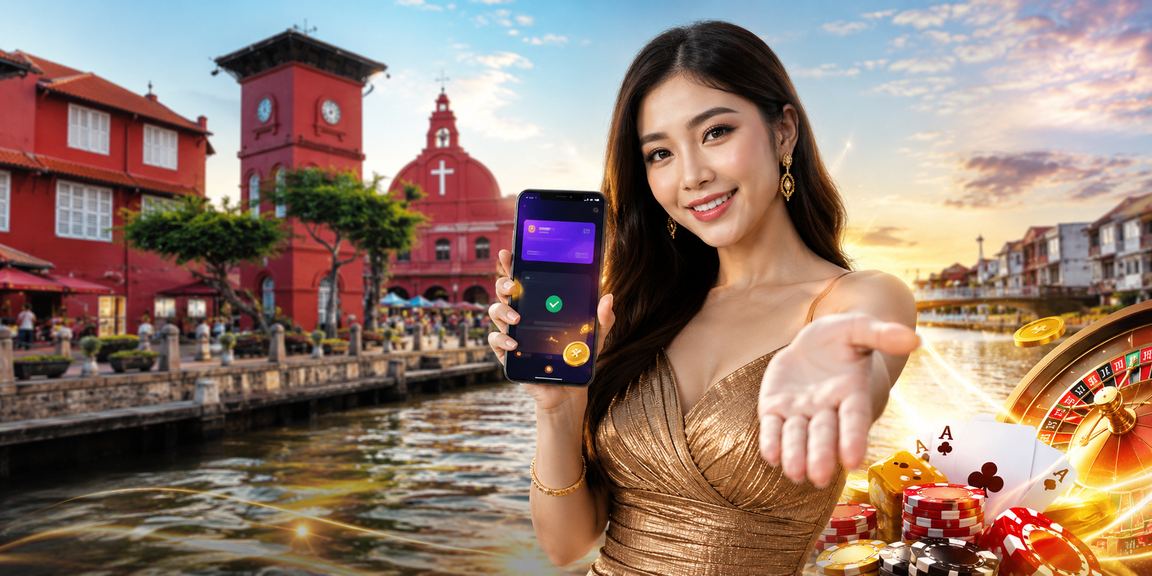 Aplikasi kasino dalam talian di Melaka dengan antara muka mudah alih yang bersih dan moden